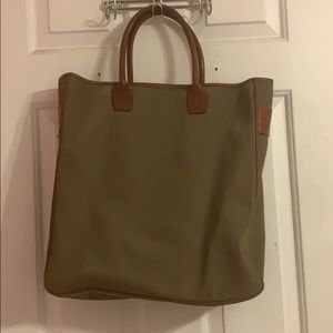 Nice Calvin Klein nylon tote bag Trump in leather